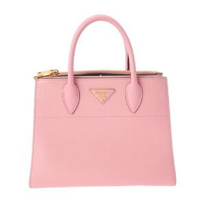 PRADA Paradigme Pink Saffiano Handbag